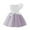 Purple*, variant on RUTAYY Children Girls Dress Shiny Fabric Bow Vest Skirt with Zipper Color Block Party Daily Wear Classic Versatile Dresses