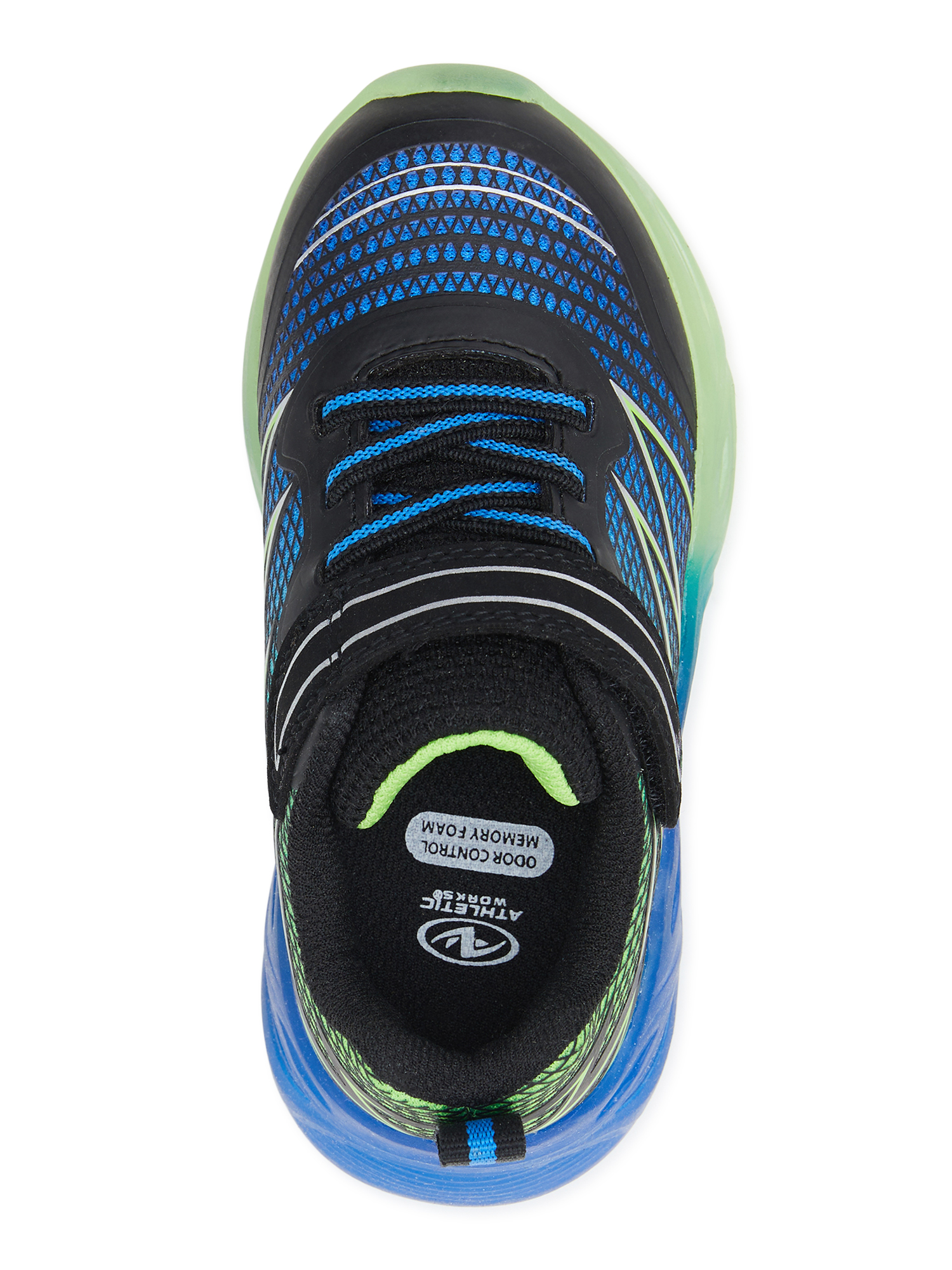 Athletic Works Toddler Boys Light-Up Athletic Sneakers