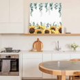 thumbnail image 6 of Yellow Sunflowers Framed Canvas Wall Art, Floral Green Eucalyptus Leaf Farm Plant Wall Art Painting for Living Room Bedroom Home Decor, 16”x16”, Office Artwork Print, 6 of 9
