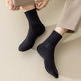 thumbnail image 3 of Men Autumn Winter Solid Color Towel Bottom Honeycomb Non Sports Basketball Socks Breathable Socks Mens Socks Size 9-11 Wool Stockings Extended Size Womens Socks Mens Running Socks Water Socks Flat, 3 of 3