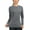 Gray, variant on Women's Long Sleeve UPF 50+ UV Sun Protection Shirts Rash Guard Swim T-Shirt/Hoodie Quick Dry for Outdoor Hiking
