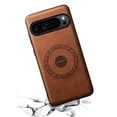 thumbnail image 5 of Case for Google Pixel 9 Pro XL, PU Leather Wallet Case with Card Slots, Flip Kickstand, MagSafe Charging Protective 2-in-1 Detachable Magnetic Phone Cover for Google Pixel 9 Pro XL, Brown, 5 of 11