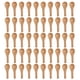 thumbnail image 3 of 50 cucharas pequeñas de madera, minicucharas naturales, cucharilla de madera, cucharas para condimentos de cocina, 3 of 8