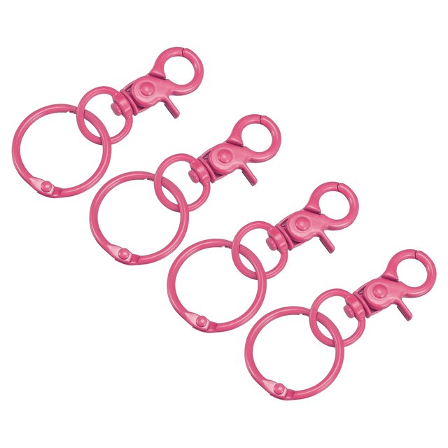 Cierres de Seguridad Giratorios Unique Bargains 44mm Colorido Rosa Rojo 4uds