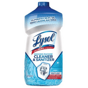 Angle View: Lysol Washing Machine Cleaner + Sanitizer, Front Load and Top Load Cleaner, For Washer Sanitizing and Cleaning, 1 Count, 36 oz