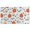 White Halloween Ghosts, variant on Halloween Floral Pumpkin Pattern Door Rugs,Washable Non Slip Door Mats Indoor,Decorative Door Mats,Entry Mat Indoor for Entrance,Bedroom,Kitchen,Bathroom,17"x30"