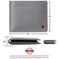 thumbnail image 4 of Alpine Swiss Connor Executive Bifold Wallet | Business Passcase for Men | Premium Leather | Dual ID Windows | RFID Blocking | Gift Box Included, 4 of 7