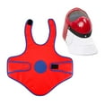 thumbnail image 2 of Mascarilla deportiva de esgrima Mascarilla nte Equipo de protección de esgrima para niños rojo Zulema Máscaras de esgrima, 2 of 8