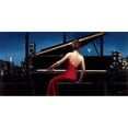 thumbnail image 3 of Fabiano, Marco 14x9 Black Modern Framed Museum Art Print Titled - Lady in Red, 3 of 5