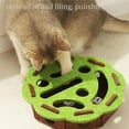 thumbnail image 4 of Cat Nail File Enrichment Box,  Indoor Cats Felt Maze Box,Interactive Cat Toy Puzzle Toys with 3 Bell Balls, Self Play Scratcher Maze Box to File Nails, Relieve Boredom, 4 of 7