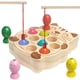 thumbnail image 1 of Juego de pesca magnético Montessori de madera para niños de 3 a 5 años, 1 of 7