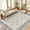 Beige Blue, variant on UERMEI 9'x12' Washable Large Area Rugs for Living Room,Vacuum Friendly, Non-Silp Low-Pile Rug for Bedroom, Boho Home Decor Carpets, Beige Blue