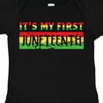 thumbnail image 4 of Inktastic It's My First Juneteenth Red, Yellow, and Green Boys or Girls Baby Bodysuit, 4 of 5