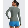 thumbnail image 2 of CRZ YOGA Womens Cloudweight Long Sleeve Workout Tops Lightweight Athletic Basic T-shirts, 2 of 4