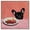 Silver Frame, variant on Just a Nibble Please Canvas Cute Pet Art Prints by Art Remedy, Silver Frame, 40" x 40"