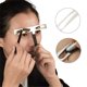 thumbnail image 2 of Soidarity Regla para cejas, plantillas de medida de acero inoxidable, plantilla de posicionamiento de modelado de tres puntos DIY, maquillaje Type3 NO3, 2 of 6