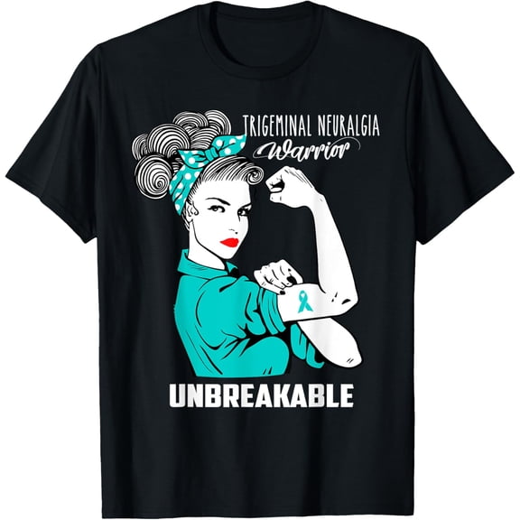 Trigeminal Neuralgia Warrior Unbreakable Awareness Gift T-Shirt