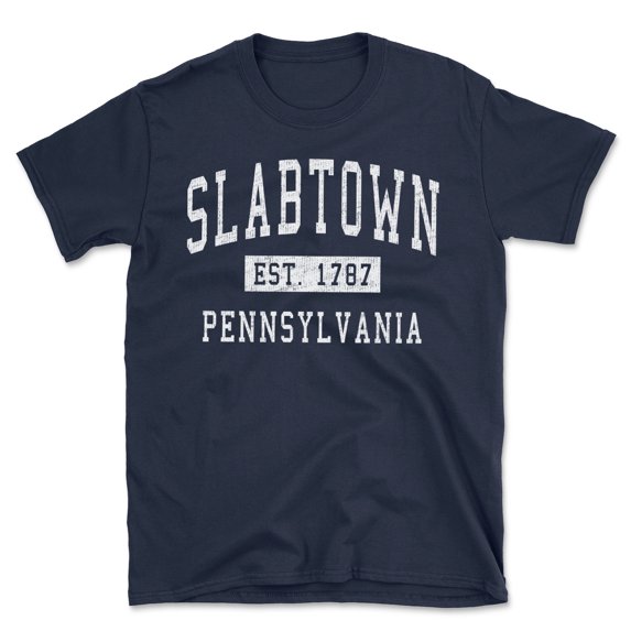 Slabtown Pennsylvania Classic Established Men's Cotton T-Shirt