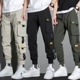 thumbnail image 2 of 6 Estilos Pantalones De Los Hombres Cargo Algodón Deportes Joggerpangjing, 2 of 4