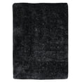 thumbnail image 1 of 5' x 7' Black Anthracite Solid Shag Rug, 1 of 4