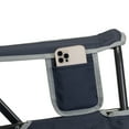 thumbnail image 4 of GCI Outdoor Comfort Pro Rocker Camping Chair with Mesh Backrest, Indigo, 4 of 9
