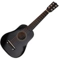 thumbnail image 2 of Guitarra acústica de 21 pulgadas, tamaño pequeño, portátil, de madera, para niños (negro), 2 of 6