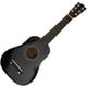 thumbnail image 2 of Guitarra acústica de 21 pulgadas, tamaño pequeño, portátil, de madera, para niños (negro), 2 of 6