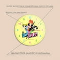 thumbnail image 2 of The Powerpuff Girls Original and Officially Licensed Wall Clock Shiny The Powerpuff Girls 024 Colorful, Quiet, Unique Design, Painted Metal Hands 12", 2 of 5