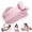 Pink, variant on SHANNA Memory Foam Wedge Pillow for Adults, Multi-Position Support Bed Pillow with Removable Cover for Sleeping Sitting Up Prone Reading Back & Knee Support Leg Elevation (Black)