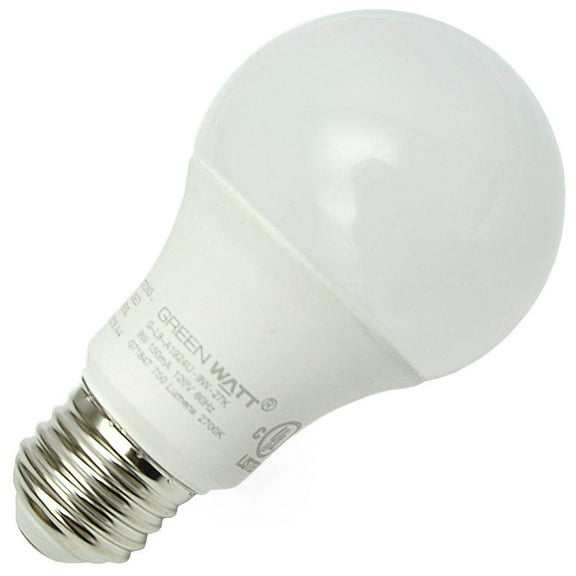 LongStar 02783 - G-L9-A1924U-9W-27K A19 A Line Pear LED Light Bulb