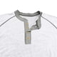 thumbnail image 4 of Blusas y camisas de manga larga y cuello redondo para hombre, color liso, informal, con botones, cárdigan de media manga, top de cuello redondo para hombre, blusas de poliéster para hombre, 4 of 7