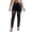 Black, variant on MIXUE Jeans For Women Solid Color Skinny Ripped Stretch Distressed Denim Pants Trousers Activewear,Black,M