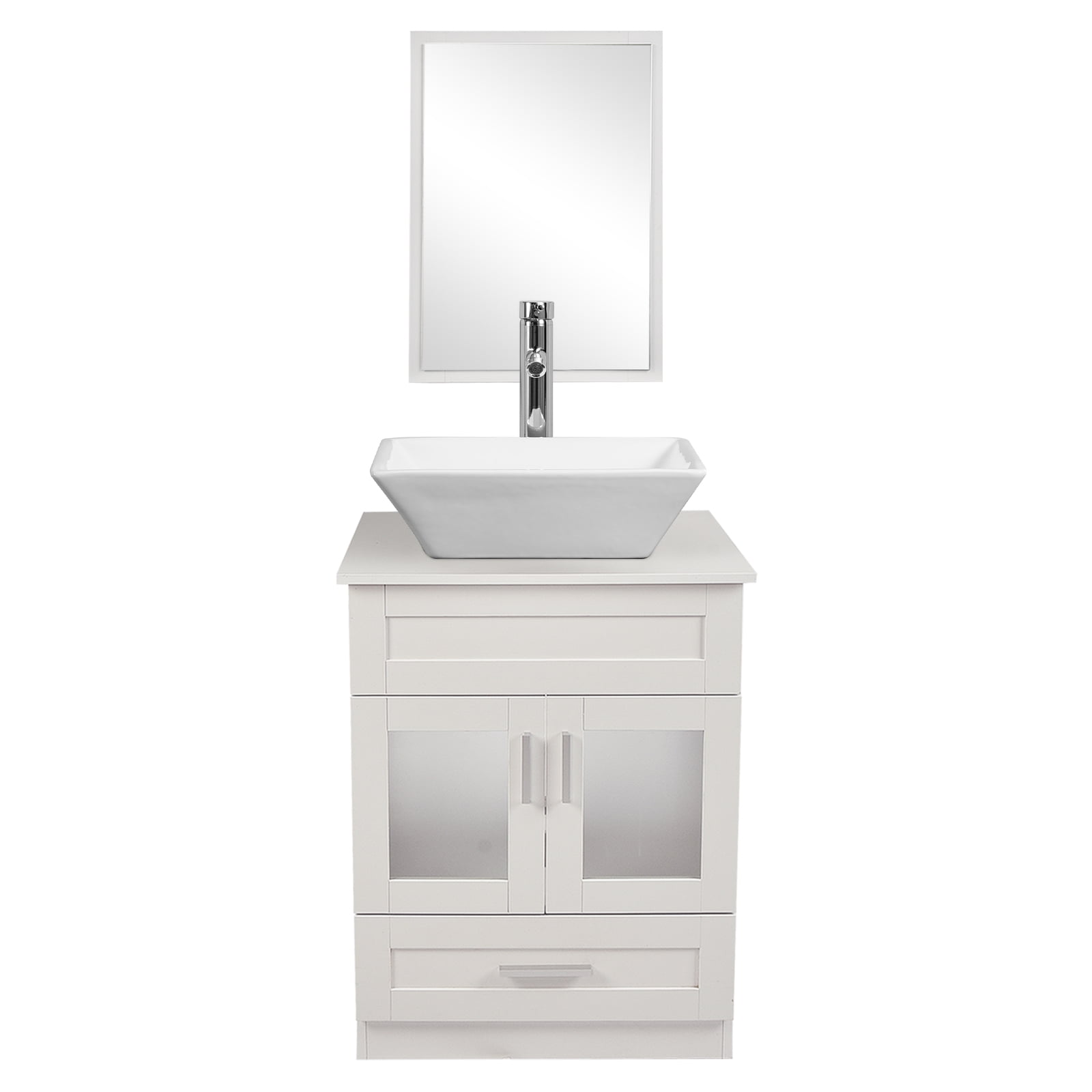 Elecwish 24 Inch Bathroom Vanity Set, Bathroom Vanity Cabinet Sets