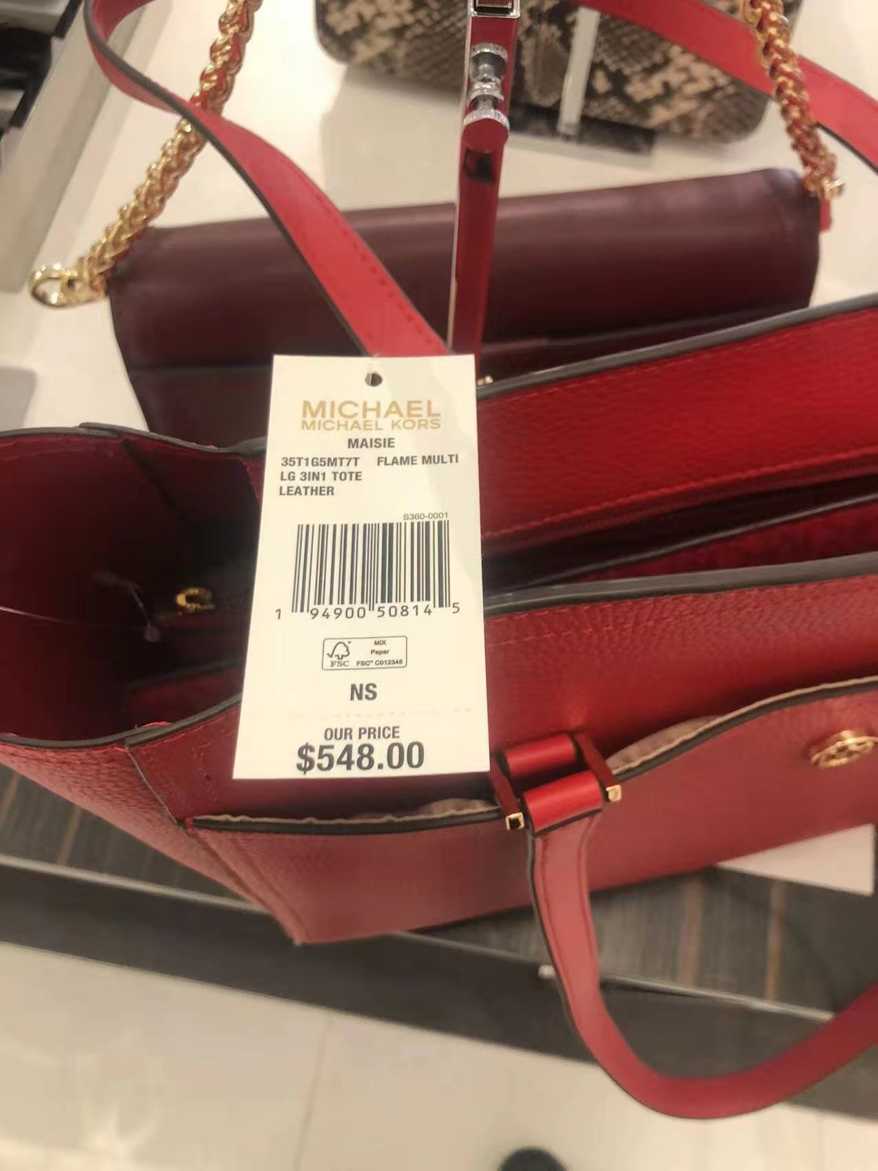 TK Maxx has a clearance sale with Michael Kors and DKNY bags
