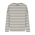 thumbnail image 5 of TIMIFIS Chandail Rayé pour Femmes Manches Longues Décontracté Automne Hiver Mode Col Rond, 5 of 5