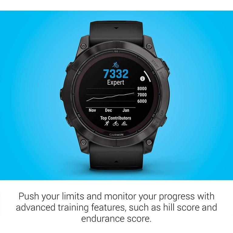 Garmin fenix 7 Pro Solar, Sapphire, Carbon Gray DLC Titanium