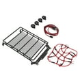 thumbnail image 1 of RC Car Roof Rack, Portable LED Lights RC Roof Rack Luggage  For 1/10 1/12 1/14 Universal RC Car Round, 1 of 8