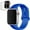 Royal Blue, variant on LEIXIUER Silicone Band Case for Apple Watch Bands 38mm with Silicone Case,Clear Screen Protector Cover with iWatch Band Sport Replacement Wristband for Apple Watch Series 3 2 1 Strap