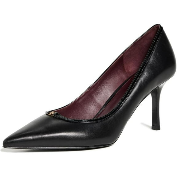 Tory Burch Women's Footwear Double T Buckle Pump 80Mm Perfect Black