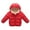 Red, variant on Toddler Boys Girls Winter Coats Hooded Jacket Elastic Cuffs Coat Windproof Fleece Lined Coat Warm Outwear