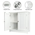thumbnail image 4 of IVV Modern Bathroom Vanity Base W/O Top, Wooden Storage Cabinet, White, 4 of 6