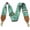 Embroidered Green, variant on Purse Strap-2"Crazy Horse Leather Wide Shoulder Strap Adjustable Replacement,Jacquard Embroidery Bag Straps