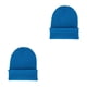 thumbnail image 3 of Minnieouse Beanie Hats Gorros de punto Ajustable Skullcap Manga Multifuncional A prueba de viento Esquí para deportes al aire libre Azul oscuro Azul oscuro 2Conjunto, 3 of 6