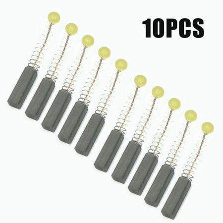 

10pcs Power Tool Motor Coal Brushes feathered 6x6x20mm Motorbrush Drill