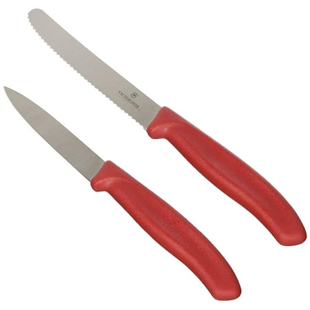 6.7831 Utilty/Paring 4.5 Inch Swiss Classic Utility Knife with Round Tip, Red, An all-purpose knife often referred to as a sandwich knife, the Utility knife peels and.., By