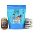 thumbnail image 1 of Stella Blue Cold Brew Arabica Big Cat Blend Coffee, 6 Ready-to-Brew Packets, Enriching Caramel and Hazelnut Notes with Sweet Fruitiness - Fresh Cold Brew for True Fanatics, 1 of 5