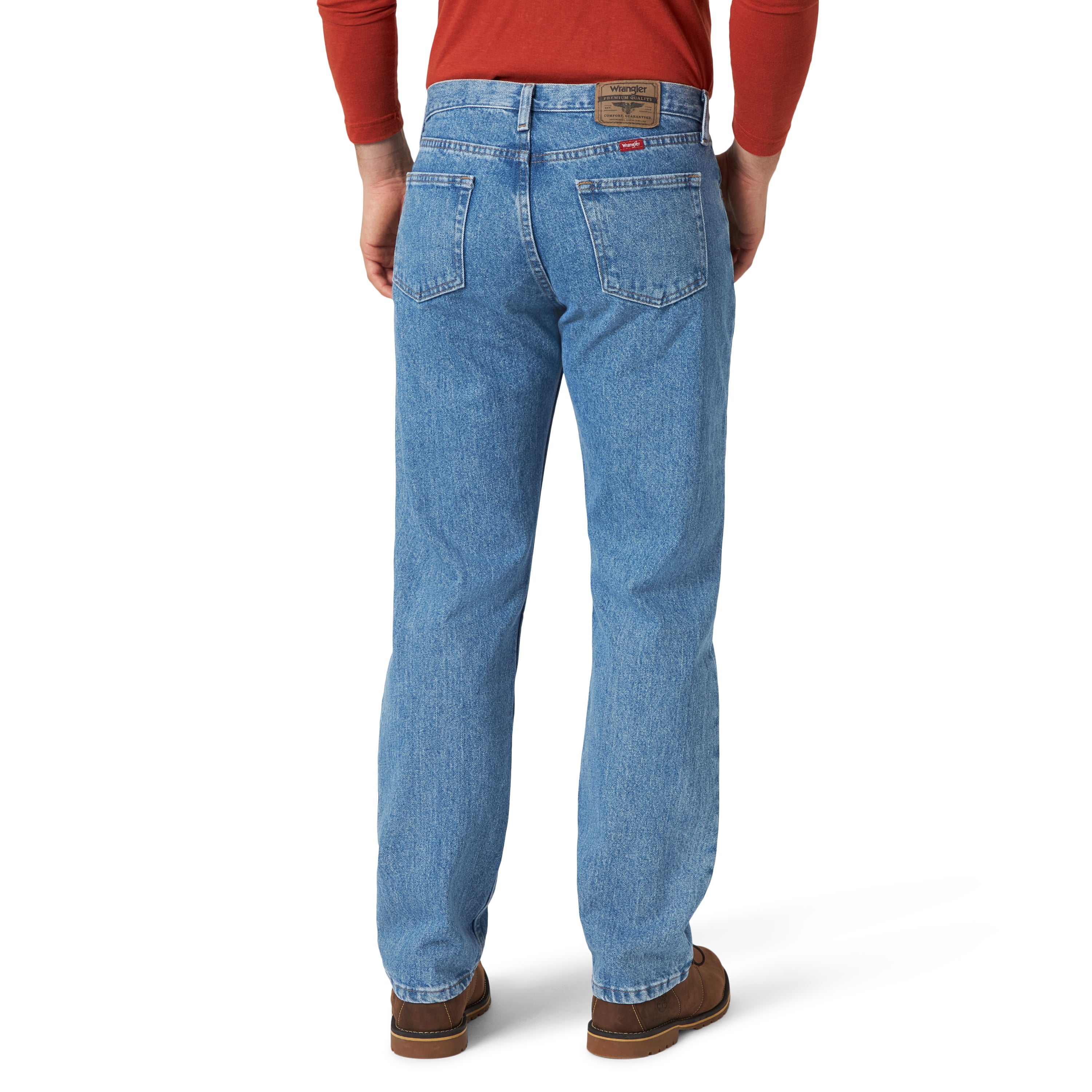 wrangler relaxed fit jeans 46x30