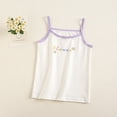 thumbnail image 3 of KAWELL 4 Pack Girls' 100% Cotton Tagless Undershirts - Soft, Breathable, Perfect for Daily Wear, 3 of 9