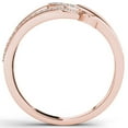 thumbnail image 3 of 1/8ct TW Diamond 10K Rose Gold Stacked Loop Fashion Ring, 3 of 5
