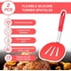 thumbnail image 3 of Volteadores de silicona de 2 piezas, volteador de panqueques Flexible, espátula redonda ancha para huevos, tortitas, hamburguesas, filetes WD.WDQZL Ropa, 3 of 7